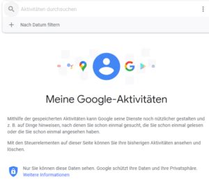 my activity google|meine google aktivitäten.